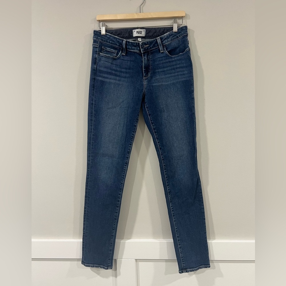 Paige Jimmy Jimmy Skinny Jeans Women’s Size 27 Dark Wash Stretch Denim